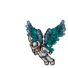 Arcane Blue Cyan Wing Arcane Blue Cyan Wing